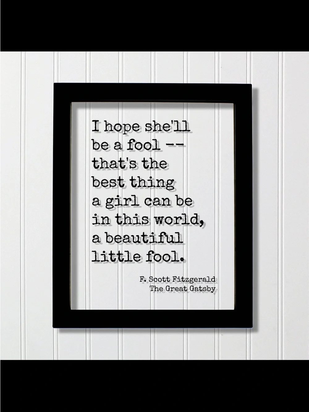Floating Quote by F. Scott Fitzgerald from The Great Gatsby